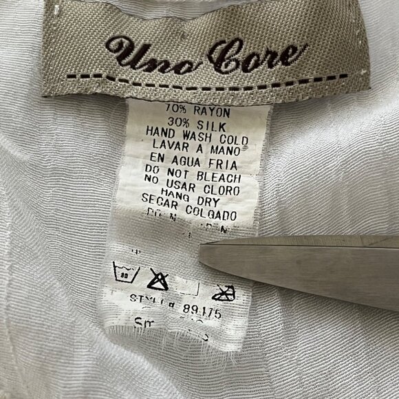 Y2K Babydoll Womens White Crochet Top Sz S Fairy Cottage Boho Peasant Coastal - Picture 3 of 7